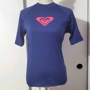 Roxy Whole Hearted Short Sleeve Rash Guard